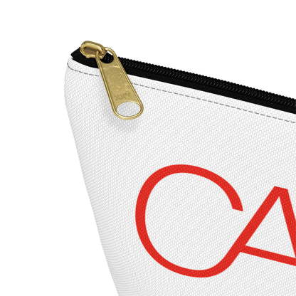 Accessory Pouch w T-bottom (White)