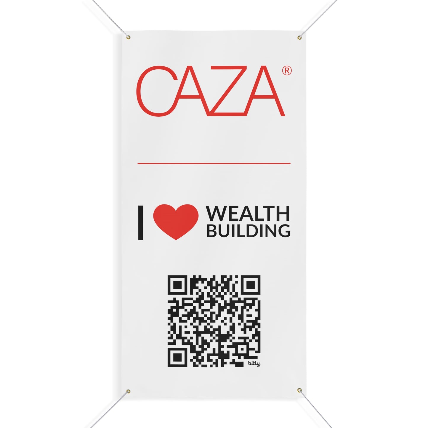 Join CAZA® | Matte Banner (White)