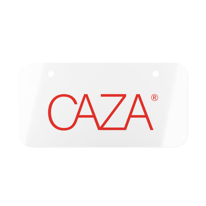 Mini License Plate (White)
