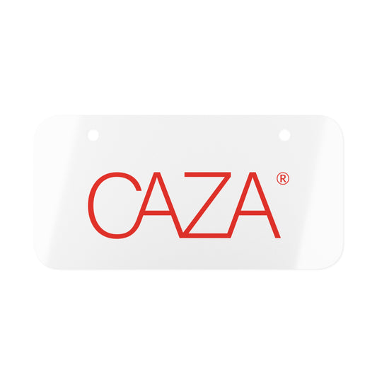 Mini License Plate (White)
