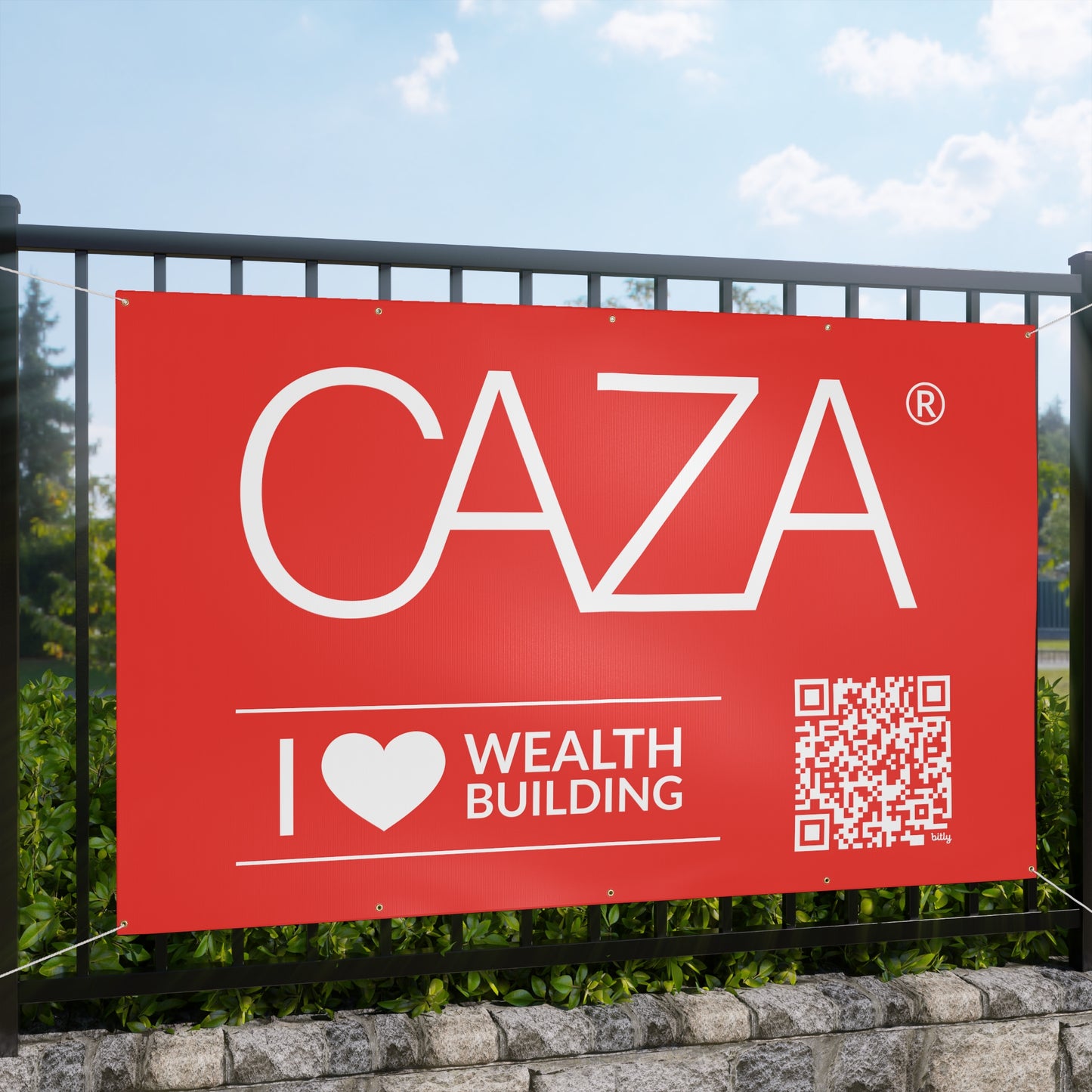 Join CAZA® | Matte Banner (Red)
