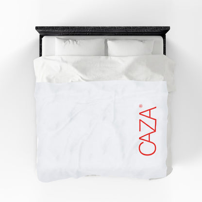 Velveteen Plush Blanket (White)