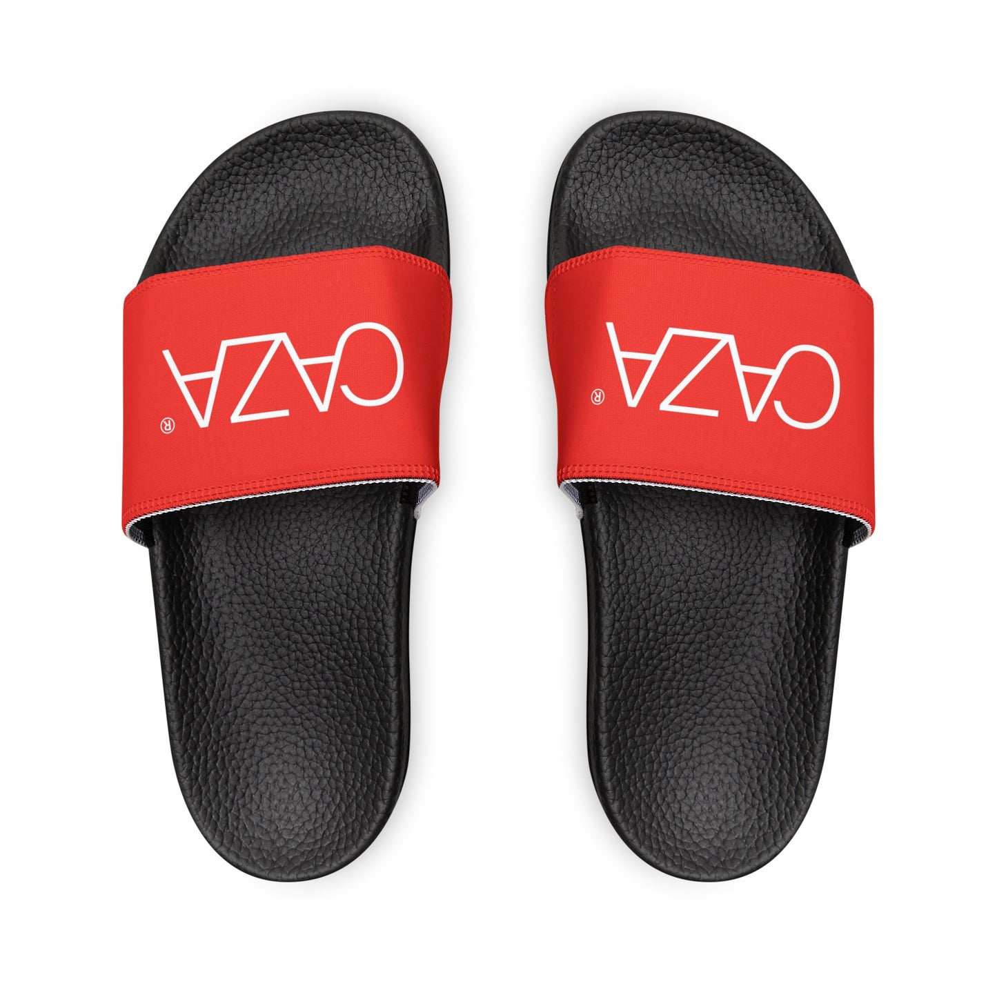 Women's PU Slide Sandals (Red)