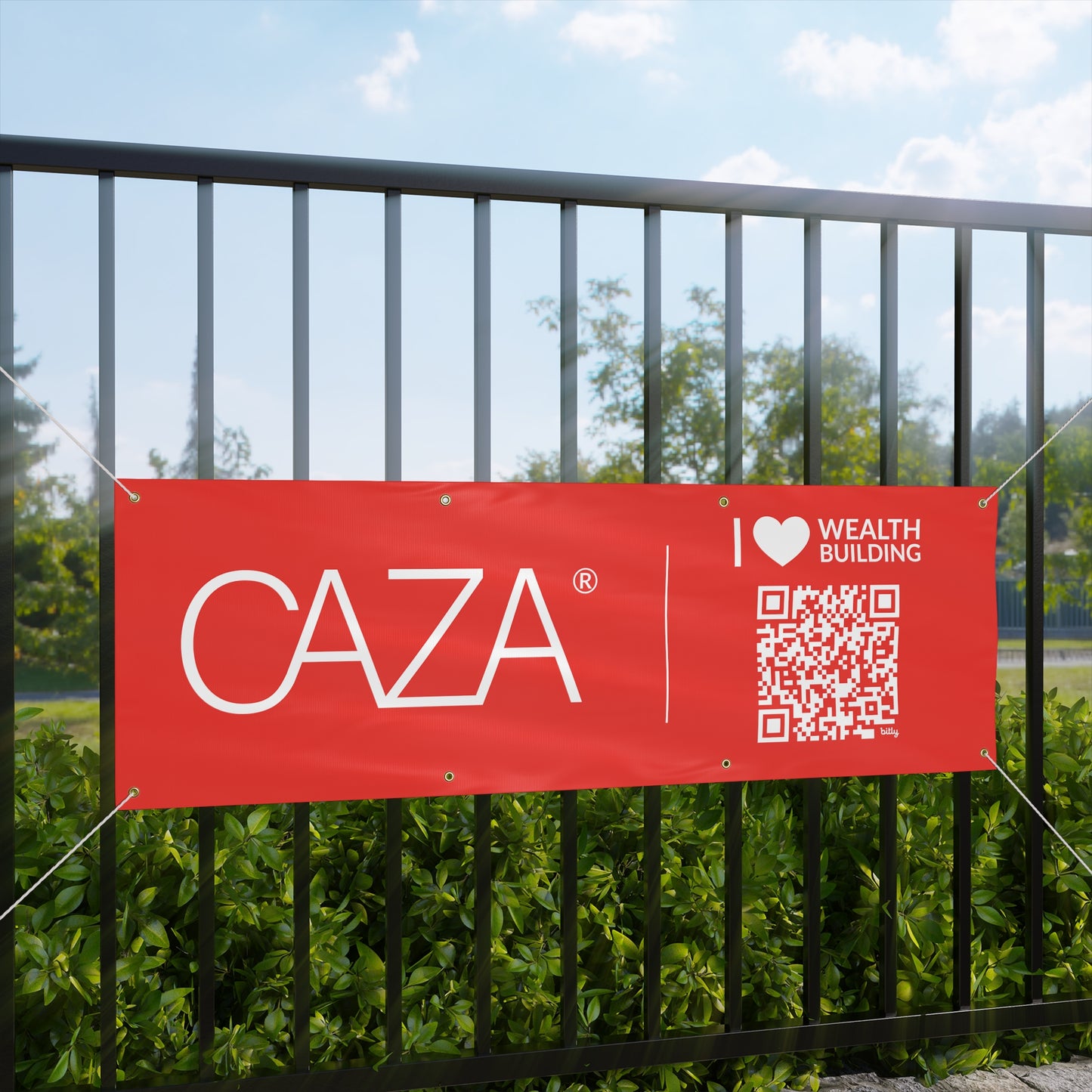 Join CAZA® | Matte Banner (Red)