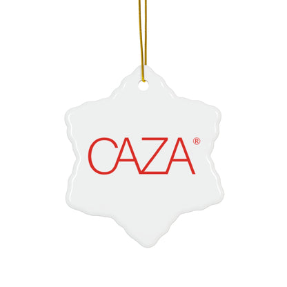 CAZA® Ceramic Ornament (White)
