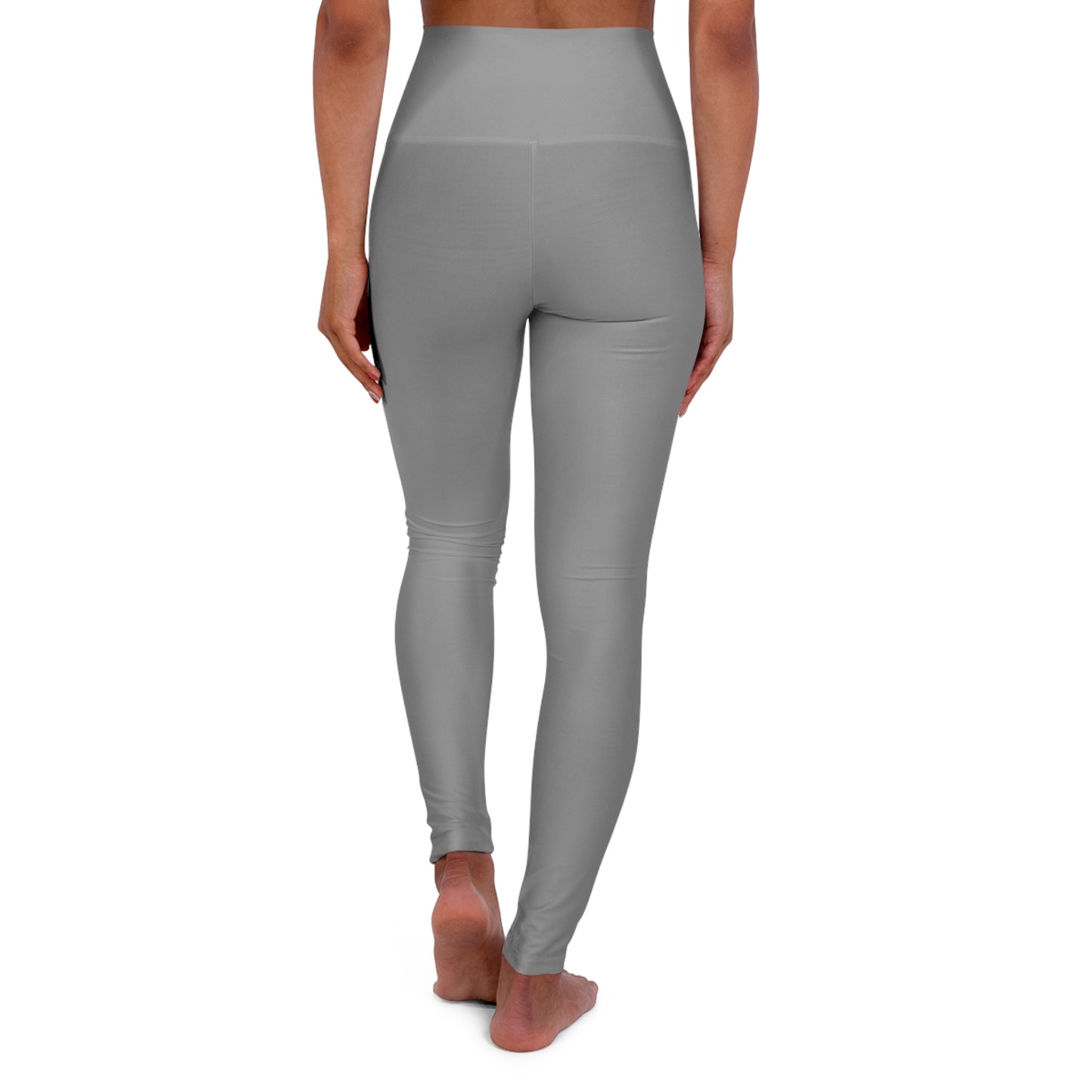 High Waisted Yoga Leggings (Option 1 - Grey)