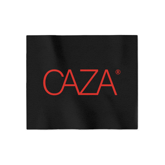 Sweatshirt Blanket (Black with Red Logo)