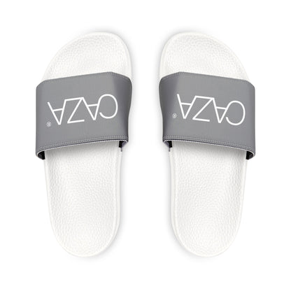 Women's PU Slide Sandals (Grey)