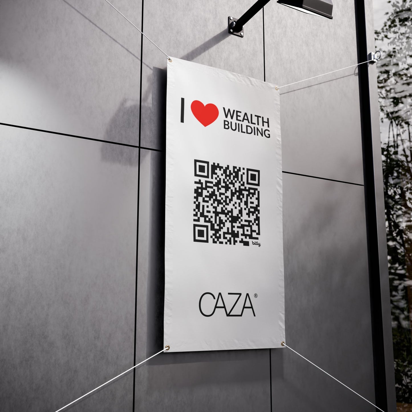 Join CAZA® | Vinyl Banners (White)