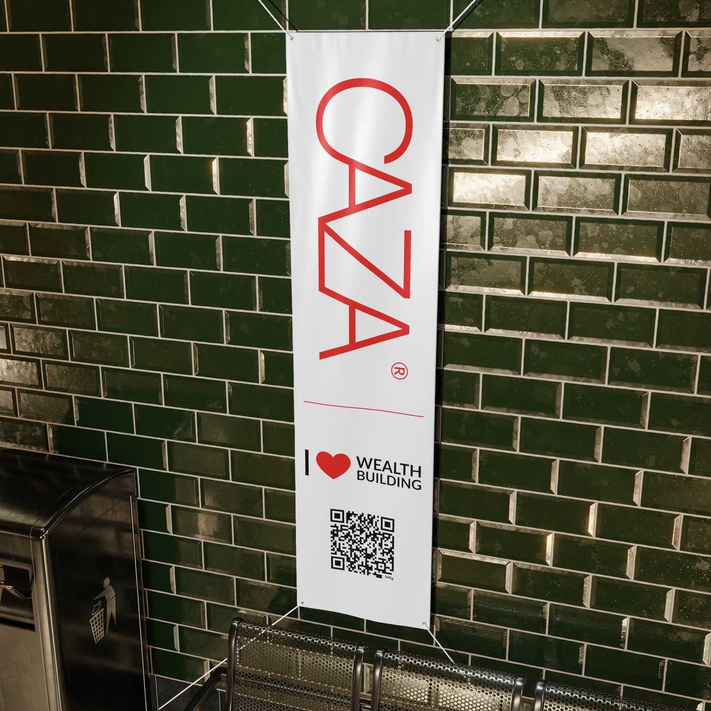 Join CAZA® | Matte Banner (White)