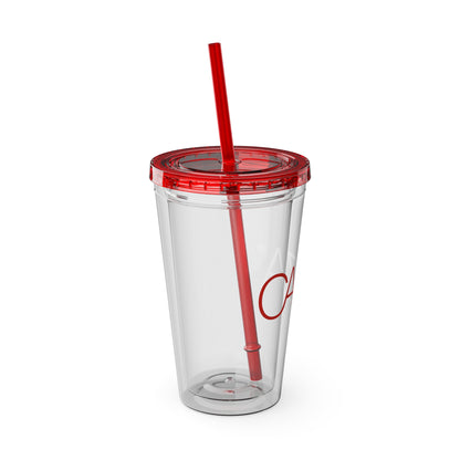 Sunsplash Tumbler with Straw, 16oz