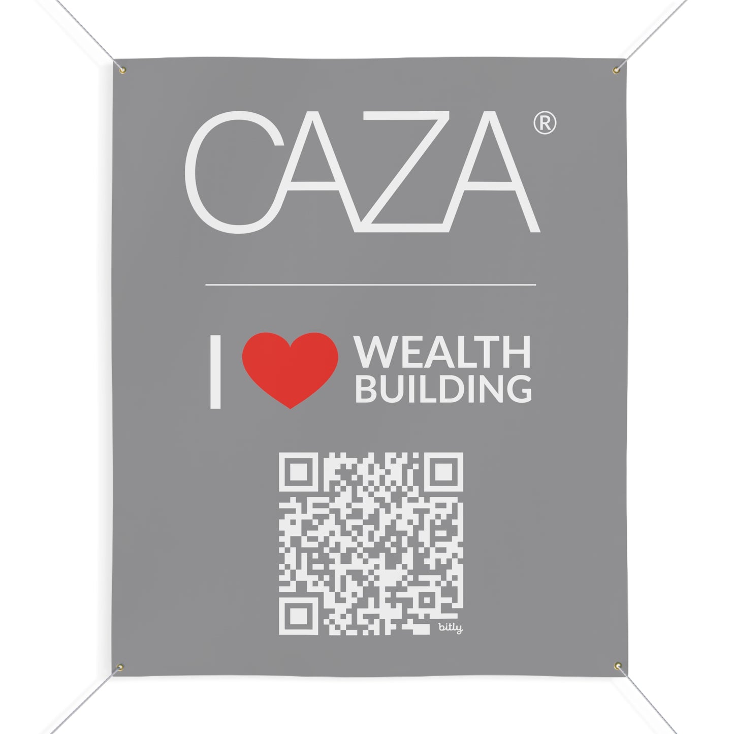 Join CAZA® | Matte Banner (Grey)