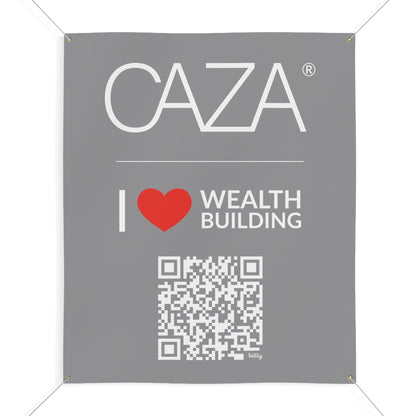 Join CAZA® | Matte Banner (Grey)