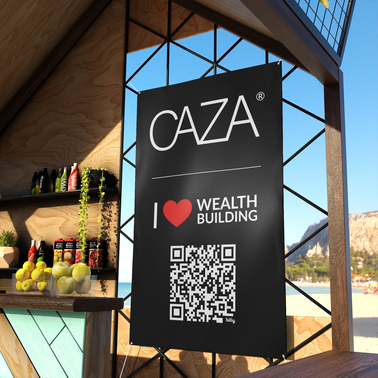 Join CAZA® | Matte Banner (Black)