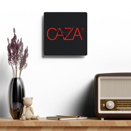 Acrylic Wall Clock (Black)