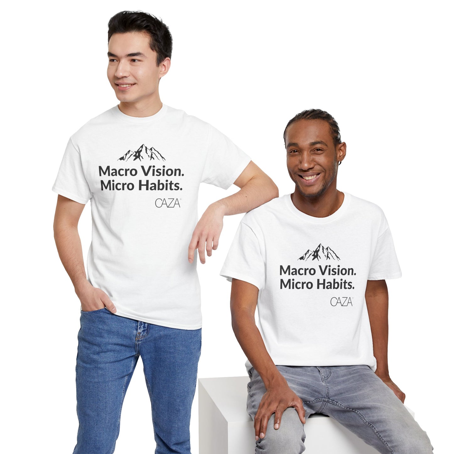 Macro Vision. Micro Habits. Tee
