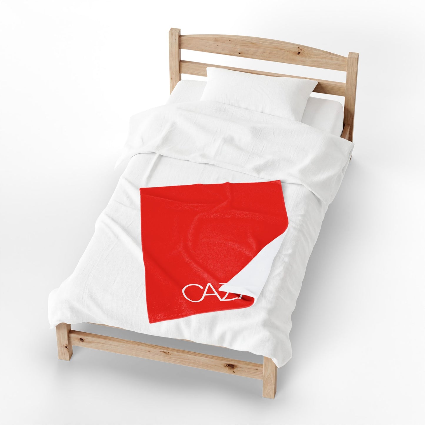 Velveteen Plush Blanket (Red)