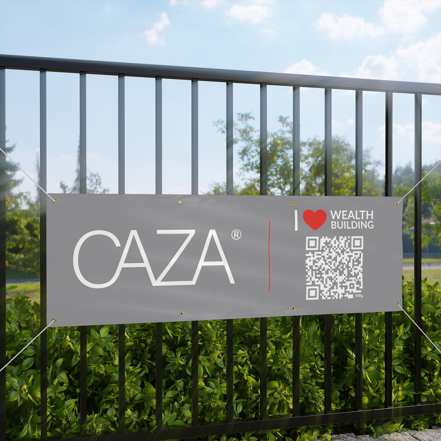 Join CAZA® | Matte Banner (Grey)