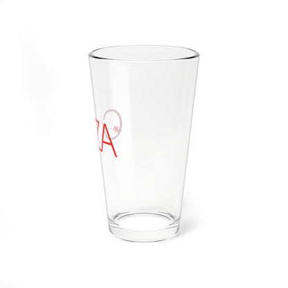 Mixing Glass, 16oz | Red CAZA® Logo
