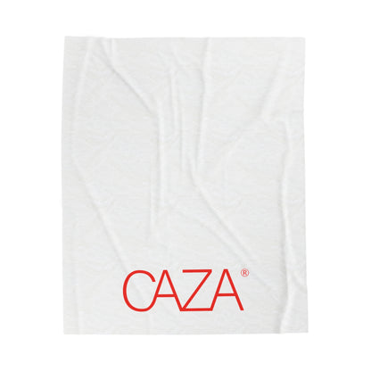 Velveteen Plush Blanket (White)