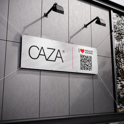 Join CAZA® | Vinyl Banners (White)