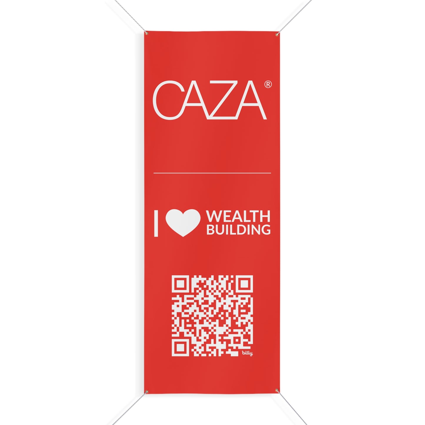 Join CAZA® | Matte Banner (Red)