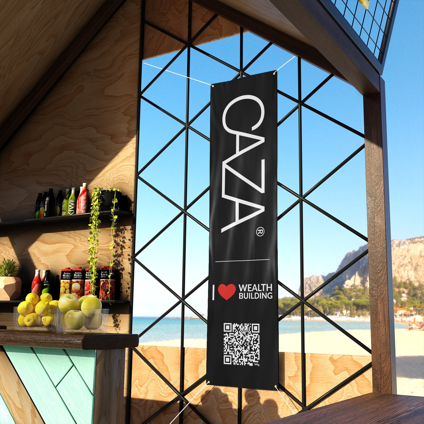 Join CAZA® | Matte Banner (Black)