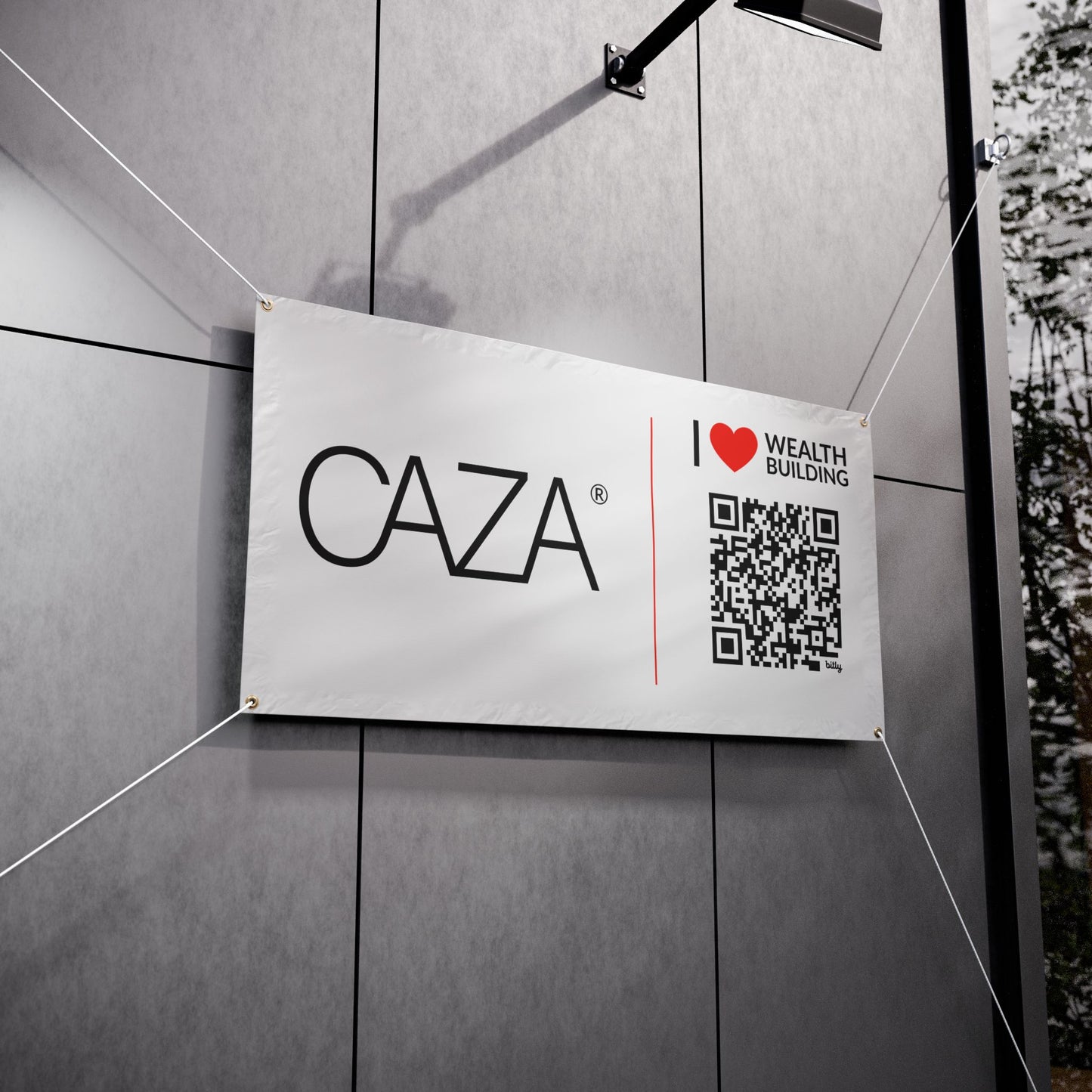 Join CAZA® | Vinyl Banners (White)