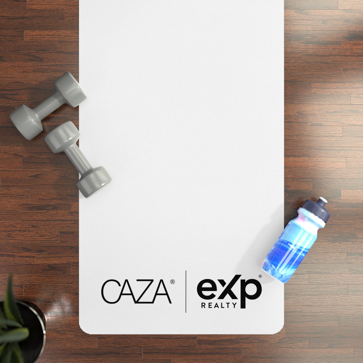 Rubber Yoga Mat (White)