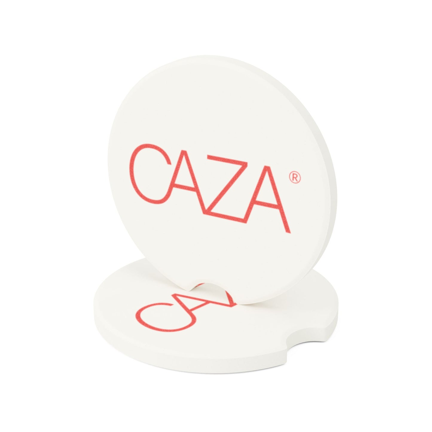 Soapstone Car Coaster (White)