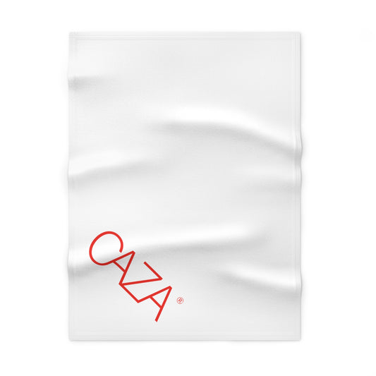 Soft Fleece Baby Blanket (White)