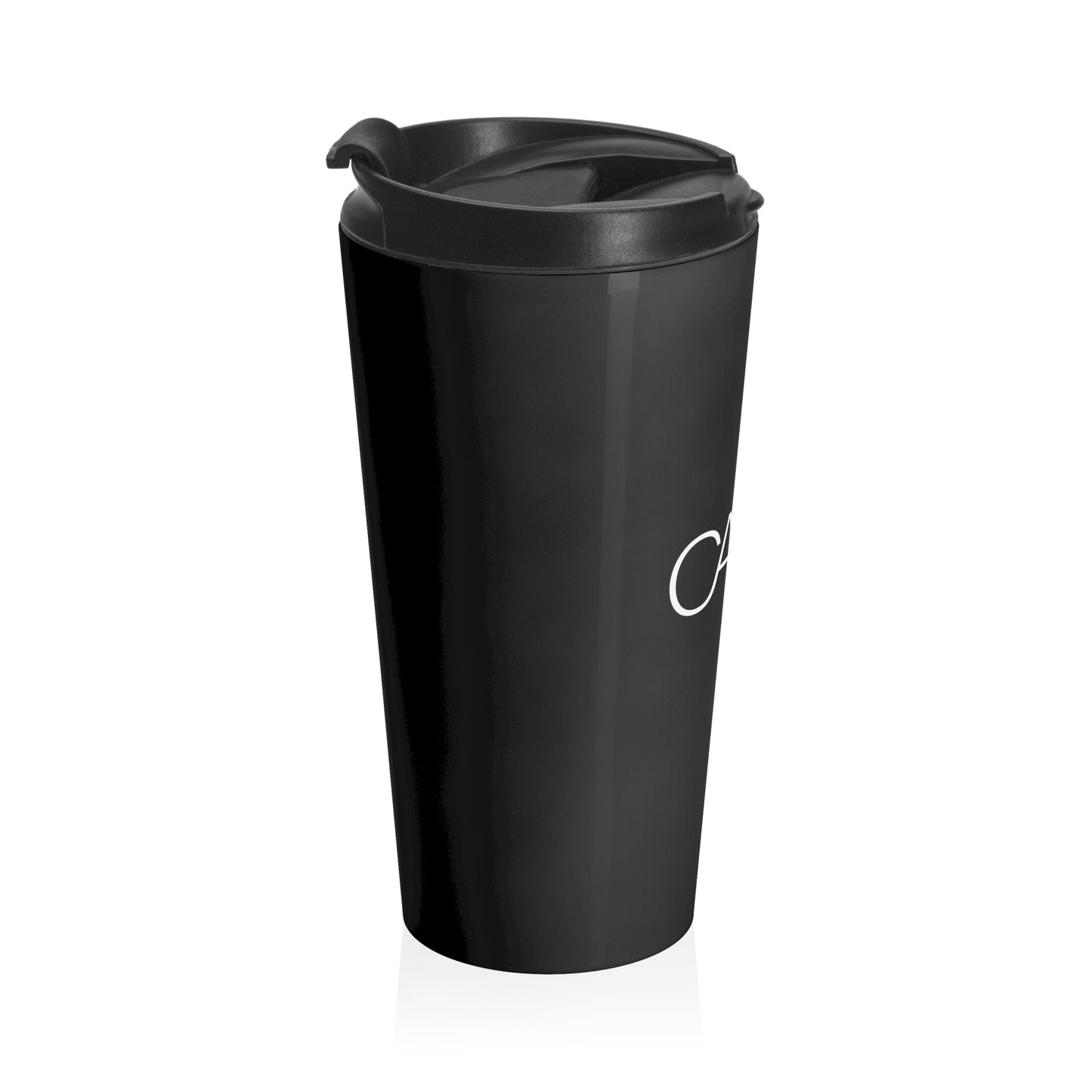 Stainless Steel Travel Mug (Black)