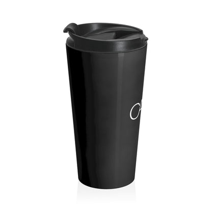 Stainless Steel Travel Mug (Black)