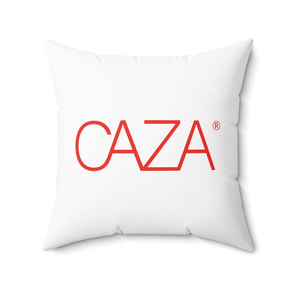 Spun Polyester Square Pillow (White)