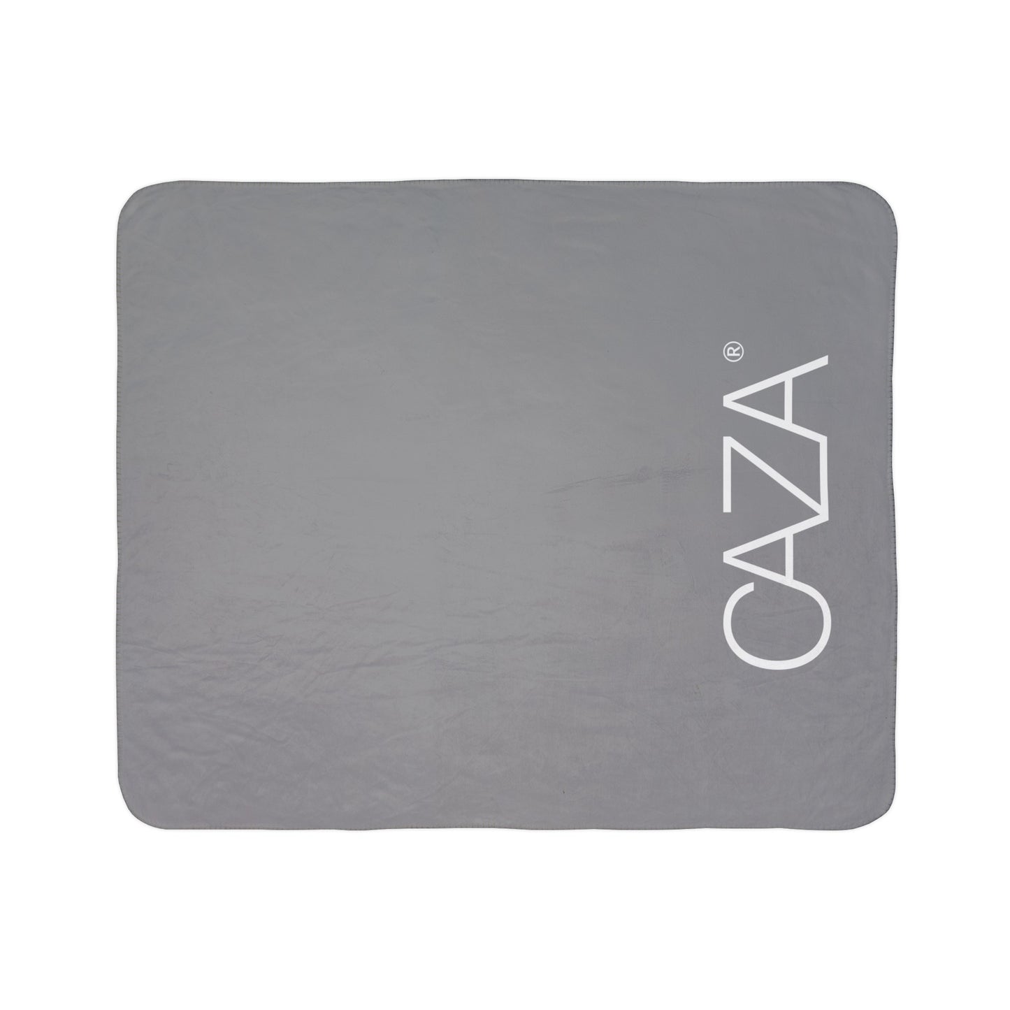 Fleece Sherpa Blanket (Grey)