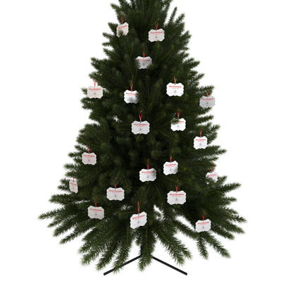 1st Christmas Aluminum Ornaments (White)