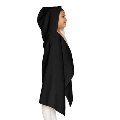 Youth Hooded Towel (Black)