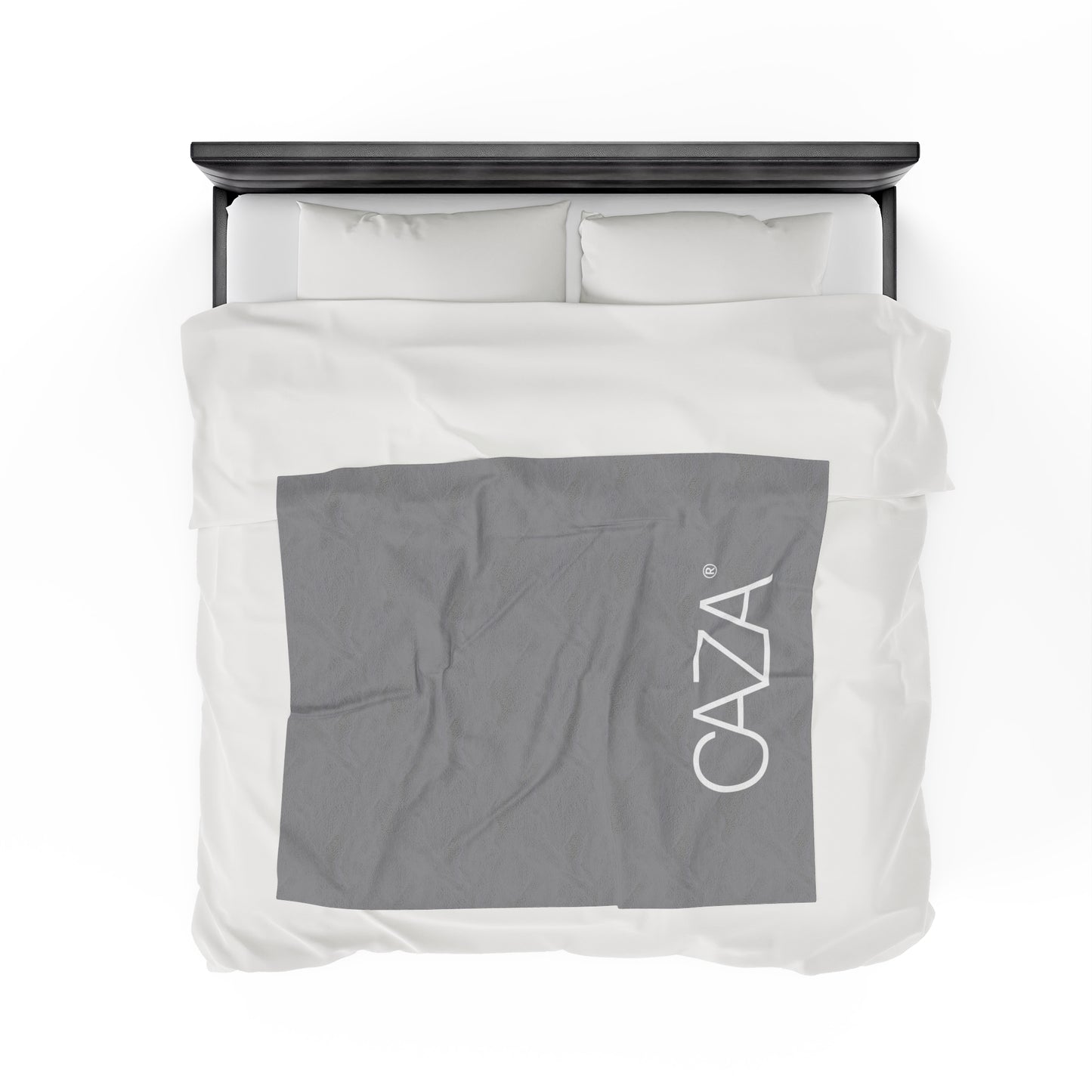 Velveteen Plush Blanket (Grey)