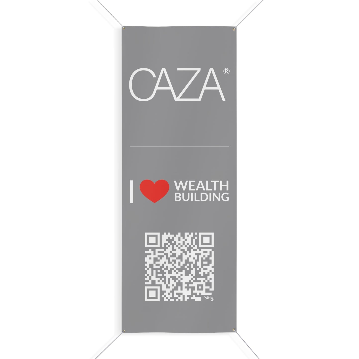 Join CAZA® | Matte Banner (Grey)