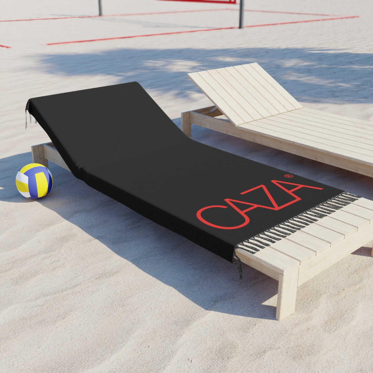 Boho Beach Cloth (Black with Red Logo)