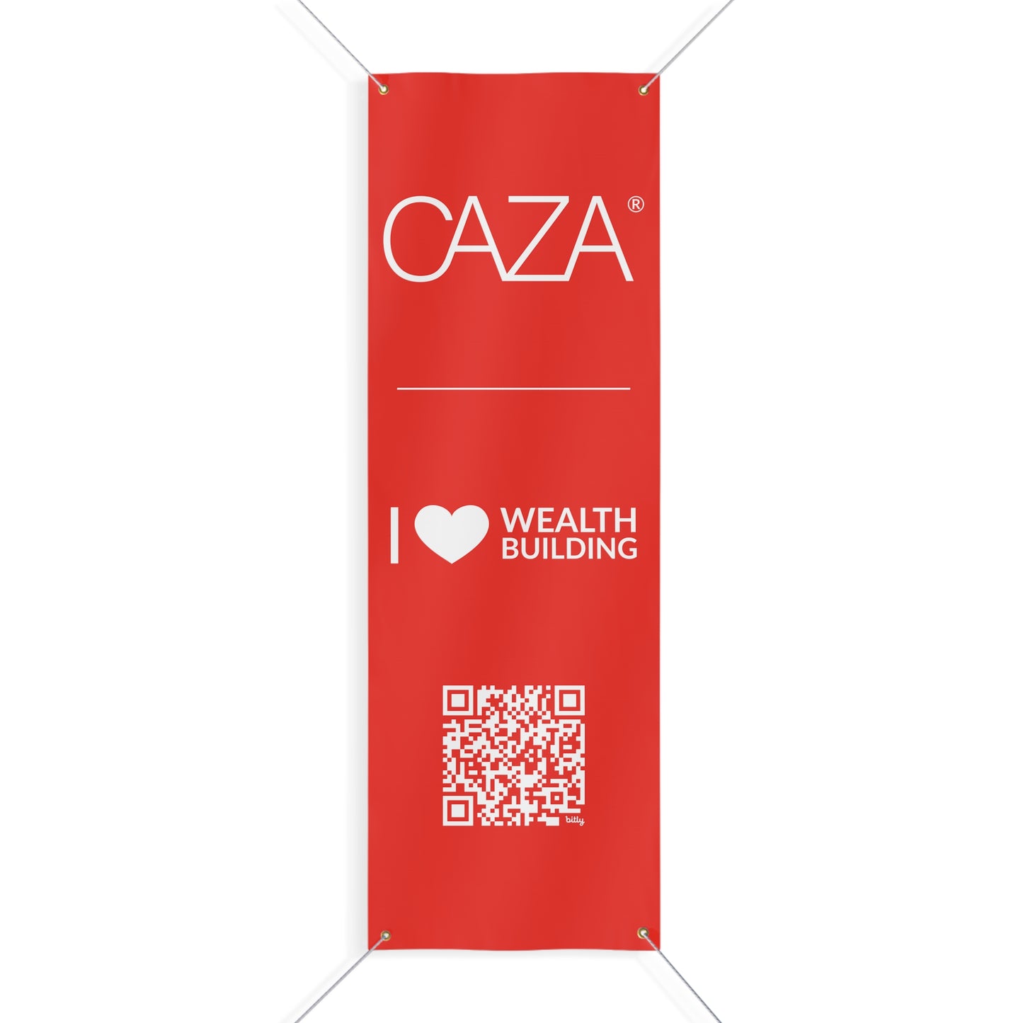 Join CAZA® | Matte Banner (Red)
