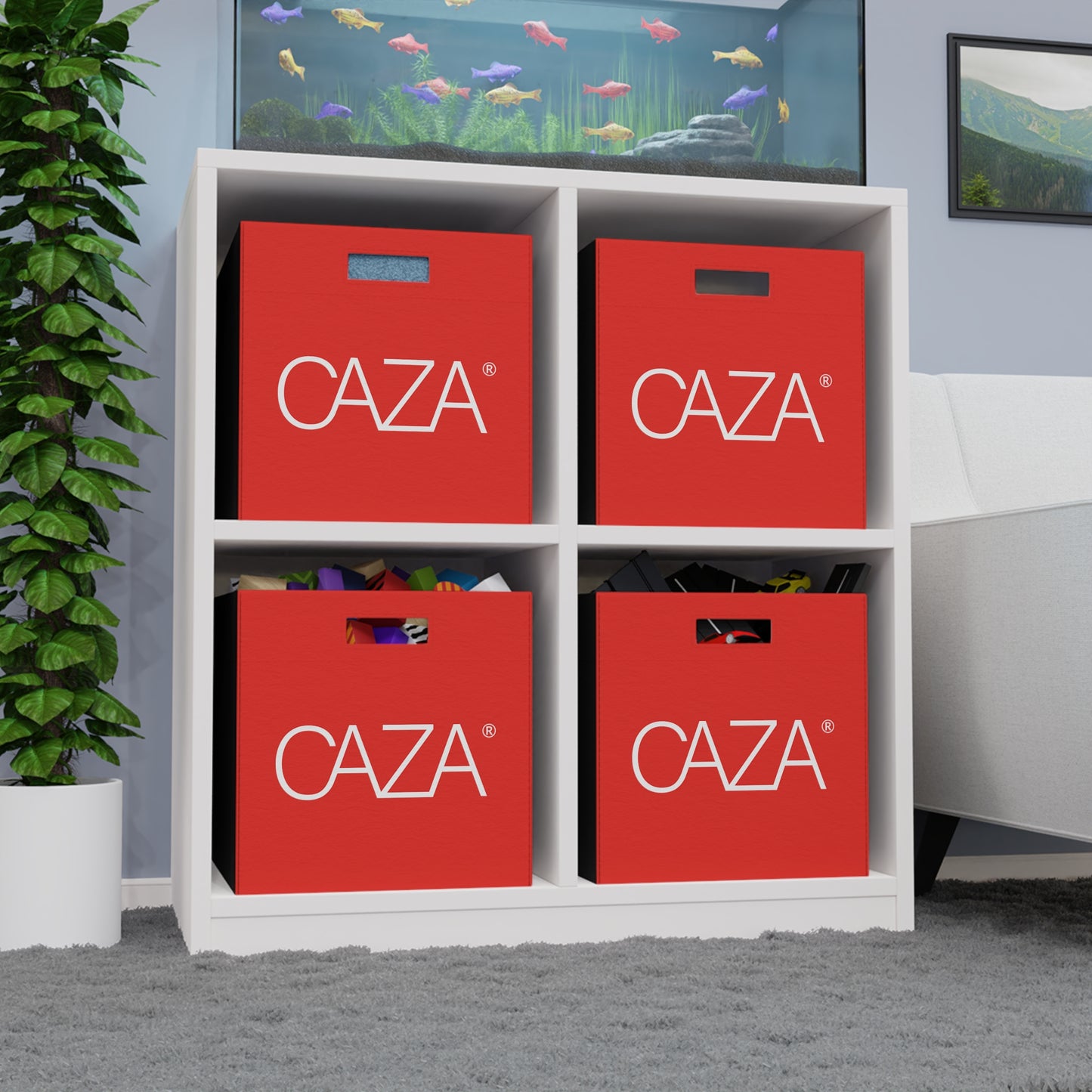 Felt Storage Box (Red)