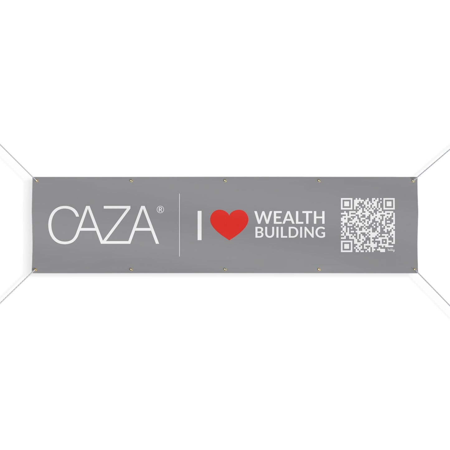Join CAZA® | Matte Banner (Grey)