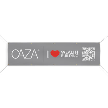 Join CAZA® | Matte Banner (Grey)