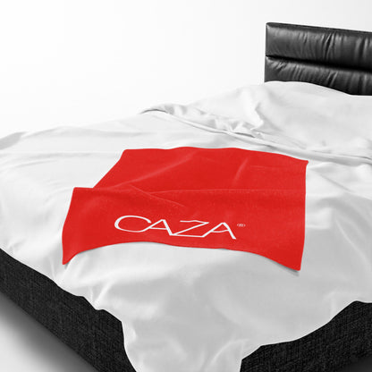 Velveteen Plush Blanket (Red)