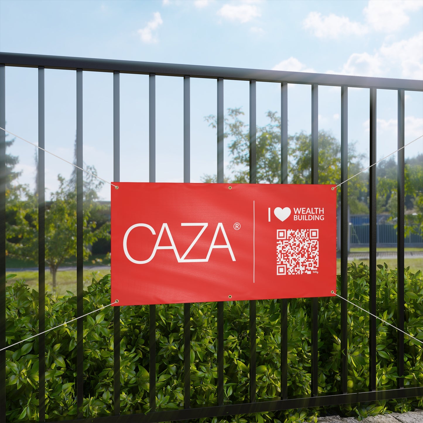 Join CAZA® | Matte Banner (Red)