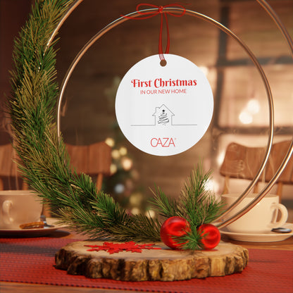 1st Christmas Metal Ornaments