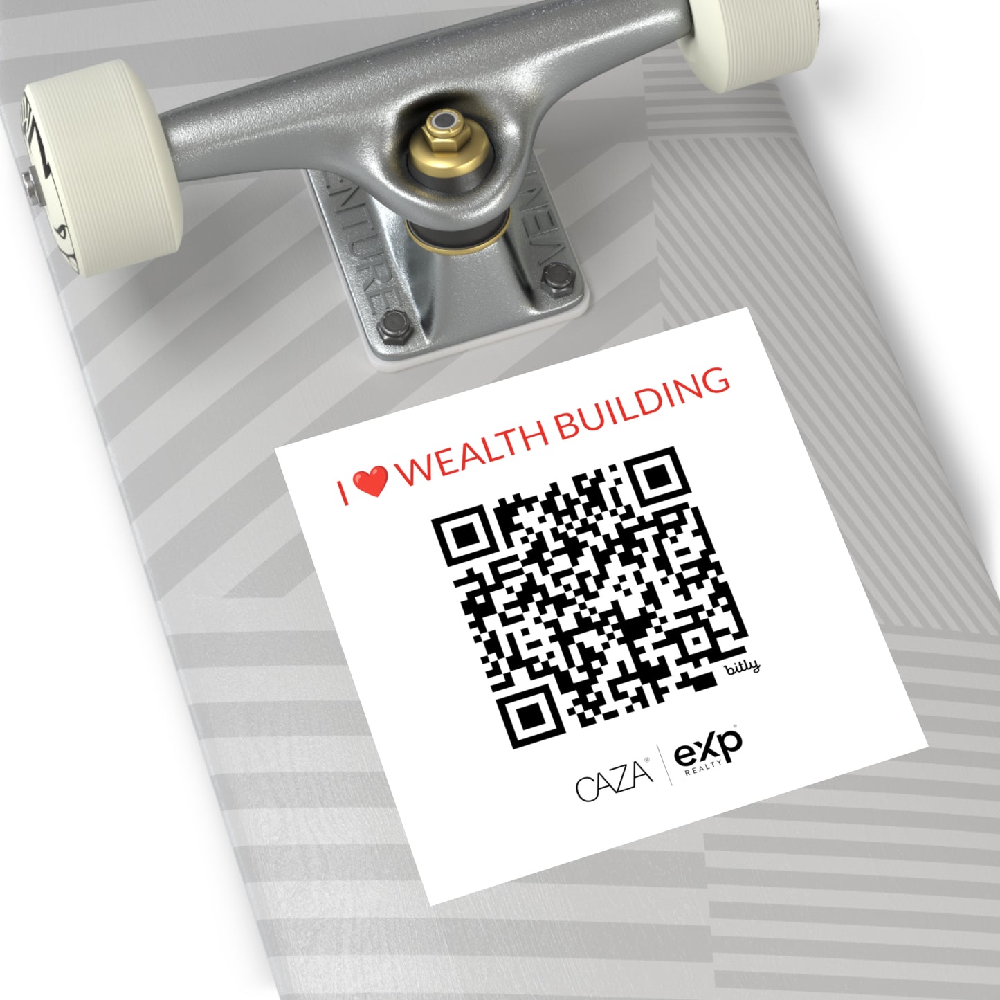 Join CAZA® | Square Vinyl Stickers