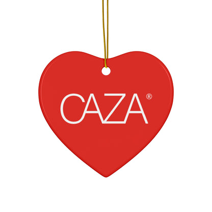 CAZA® Ceramic Ornament (Red)