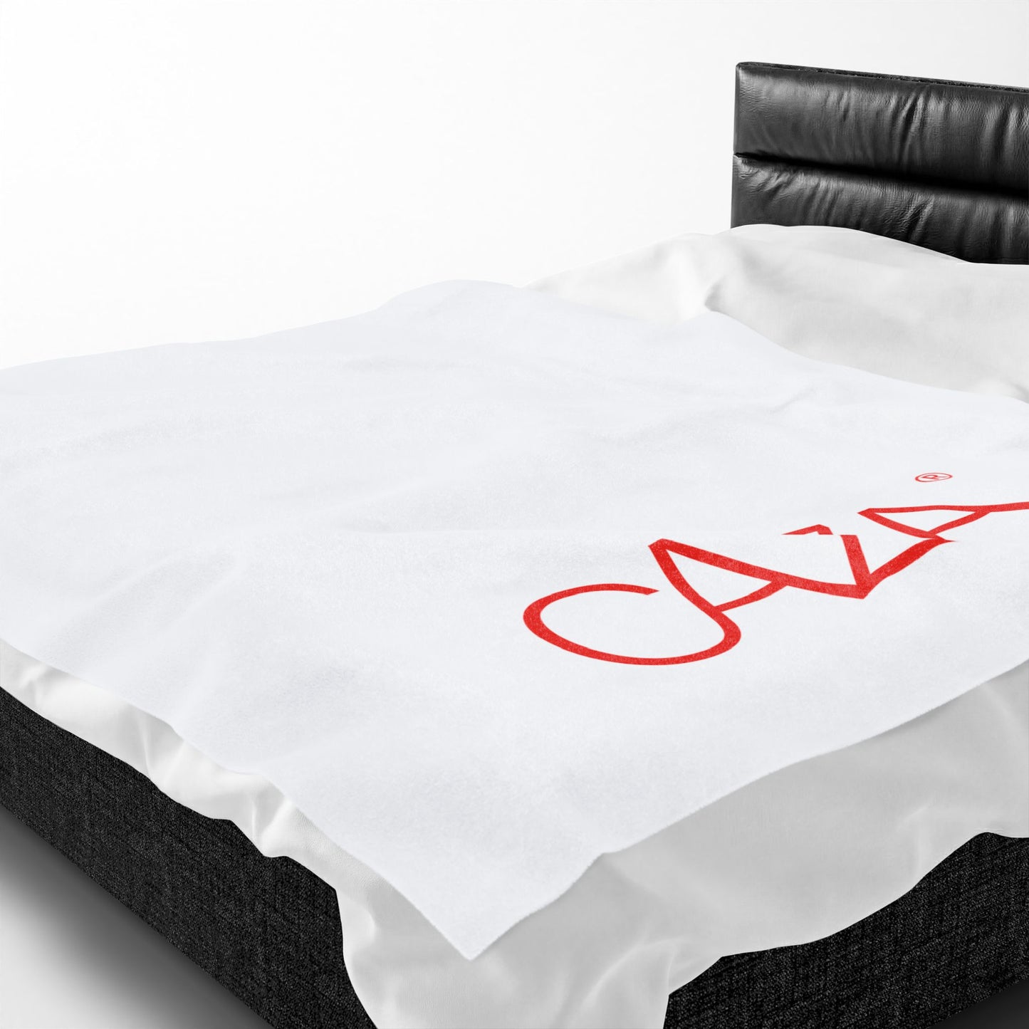 Velveteen Plush Blanket (White)